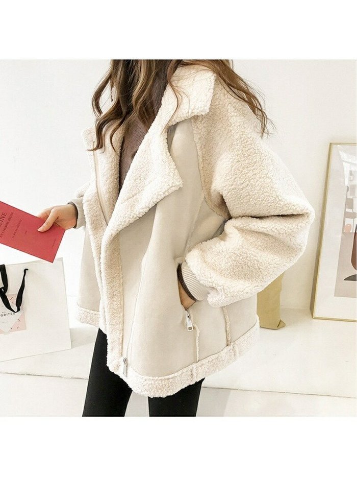 【ジュノア/JUNOAH】のフェイクムートンボアライダースジャケット インテリア・キッズ・メンズ・レディースファッション・服の通販 founy(ファニー) https://founy.com/ ファッション Fashion レディースファッション Fashion for Women アウター Coat / Outerwear Collection レディースジャケット・軽アウター Jackets ライダースジャケット / レザースタイル Riders Jackets & Biker Style |ID: prp329100004697283 ipo3291000000033920591