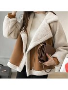 【ジュノア/JUNOAH】のフェイクムートンボアライダースジャケット ベージュ|ID: prp329100004697283 ipo3291000000033920602