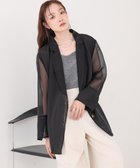 【バブ ブージュルード/Bab Bou Jeloud】のオーガンジーシアーテーラージャケット BLACK|ID: prp329100004697303 ipo3291000000033920702