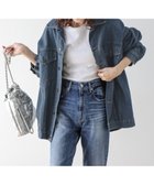 【ラジュール/Lajour】のオーバーサイズ デニムジャケット 人気、トレンドファッション・服の通販 founy(ファニー) ファッション Fashion レディースファッション Fashion for Women アウター Coat / Outerwear Collection レディースジャケット・軽アウター Jackets デニムジャケット / カジュアルアウター Denim Jackets ウォッシュ Washed Finish ショルダー Shoulder, Shoulder Strap ジャケット Jacket, Outerwear デニム Denim, Jeans Material ドロップ Drop Shoulder, Dropped Style thumbnail ブルー|ID: prp329100004697305 ipo3291000000033920715