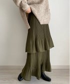【ジュノア/JUNOAH】のcallautia プリーツスカート カーキ|ID: prp329100004697337 ipo3291000000033920816