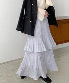 【ジュノア/JUNOAH】のcallautia プリーツスカート ブルーグレー|ID: prp329100004697337 ipo3291000000033920828