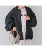 【チャオパニックティピー/CIAOPANIC TYPY】の【トレンドカラーの新色が登場/ユニセックス】2WAYボリュームスリーブMA-1 ブラック|ID: prp329100004697381 ipo3291000000034245614
