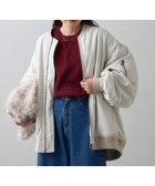 【チャオパニックティピー/CIAOPANIC TYPY】の【トレンドカラーの新色が登場/ユニセックス】2WAYボリュームスリーブMA-1 オフホワイト|ID: prp329100004697381 ipo3291000000034498084