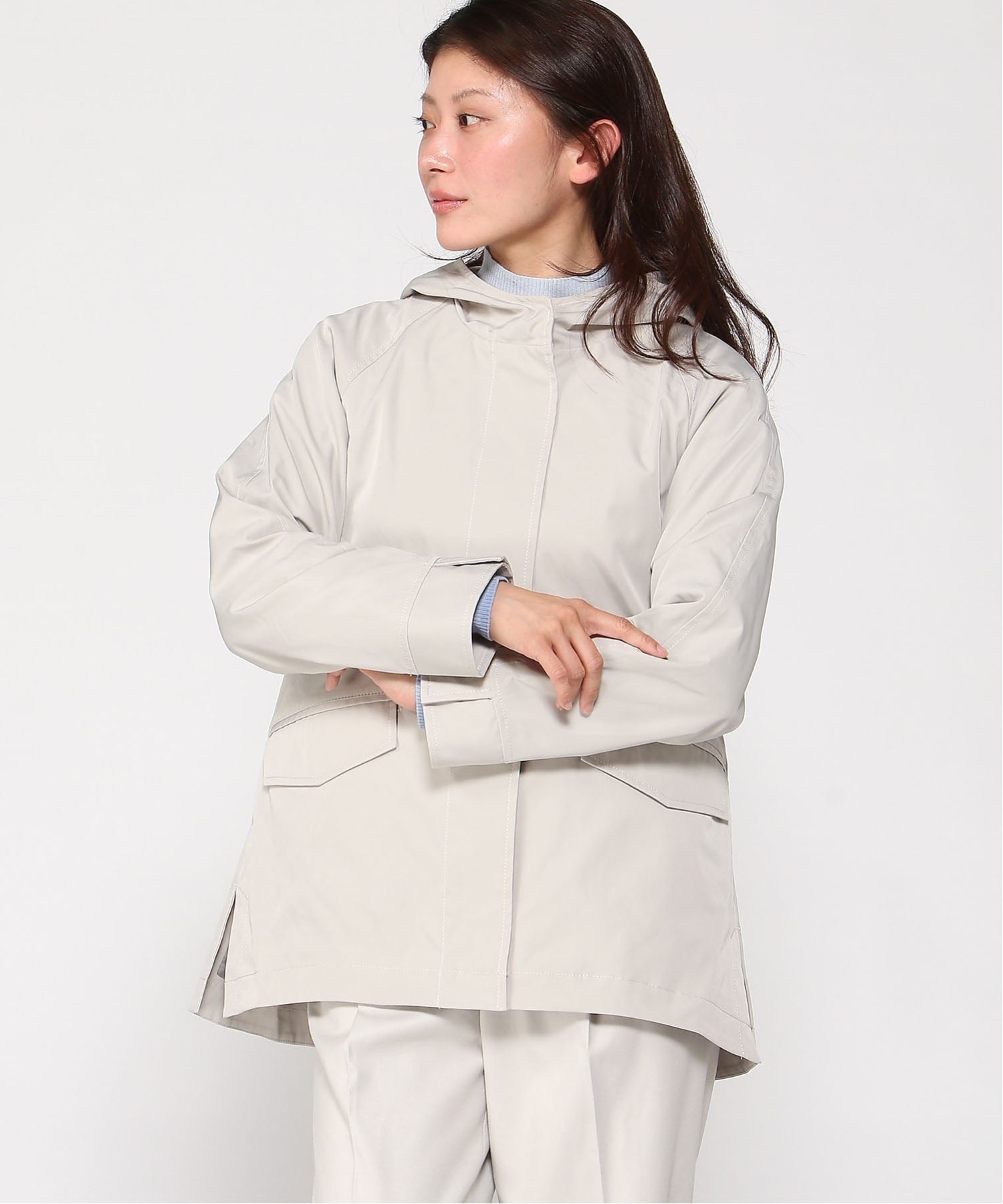 【クロコダイル/CROCODILE】のフーディー ジャケット インテリア・キッズ・メンズ・レディースファッション・服の通販 founy(ファニー) 　ファッション　Fashion　レディースファッション　Fashion for Women　アウター　Coat / Outerwear Collection　レディースジャケット・軽アウター　Jackets　ジャケット　Jacket, Outerwear　ベージュ|ID: prp329100004697408 ipo3291000000033921138