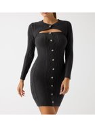 【ゲス/GUESS】のGUESS/Shrug Cable Daphne Dress 人気、トレンドファッション・服の通販 founy(ファニー) ファッション Fashion レディースファッション Fashion for Women ワンピース Dresses フォーマル・パーティードレス・結婚式用ドレス Elegant & Casual Dresses thumbnail ブラウン|ID: prp329100004697432 ipo3291000000033921228