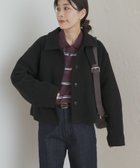 【アーバンリサーチ ドアーズ/URBAN RESEARCH DOORS】の中綿ウールショートコート 人気、トレンドファッション・服の通販 founy(ファニー) ファッション Fashion レディースファッション Fashion for Women アウター Coat / Outerwear Collection コート・ロングコート・ピーコート Long Coats, Peacoats & More 2025年 2025 2025-2026秋冬・A/W Autumn/Winter 2025–26 AW25–26 冬 Winter / This Winter キルト Quilt, Quilted Fabric ショート Short, Short Length スタンド Stand Collar, Upright Stand トレンド Trend, Trending Now バランス Balance, Style Balance フロント Front, Front Design ブルゾン Blouson, Bomber Jacket A/W・秋冬 Autumn/Winter 防寒 Cold Protection, Winter-Ready thumbnail BLACK|ID: prp329100004697473 ipo3291000000034429264