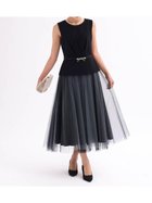 【ヴァン/Vin】のビジューベルトチュールドレス 人気、トレンドファッション・服の通販 founy(ファニー) ファッション Fashion レディースファッション Fashion for Women ワンピース Dresses フォーマル・パーティードレス・結婚式用ドレス Elegant & Casual Dresses ベルト&ウエストマーク Belts & Waist Accessories ストライプ Stripe, Striped Pattern チュール Tulip, Tulip Motif ドレス Dress, One-Piece ペプラム Peplum, Flared Hem 結婚式 Wedding thumbnail ブラック|ID: prp329100004697479 ipo3291000000033921386