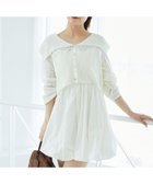 【マジェスティック レゴン/MAJESTIC LEGON】のカーデ×バルーンキャミワンピセット アイボリー|ID: prp329100004697500 ipo3291000000033954035