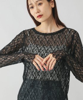 【グローバルワーク/GLOBAL WORK】のストレッチ総レースプルオーバー長袖/580886 人気、トレンドファッション・服の通販 founy(ファニー) ファッション Fashion レディースファッション Fashion for Women トップス・カットソー Cut & Sew Tops カジュアルプルオーバー・ニットトップス Pullovers & Knit Tops / Casual Pullovers おすすめ Recommended / Our Picks インナー Innerwear キャミソール Camisole, Spaghetti Strap Top ジャケット Jacket, Outerwear スウェット / スエット Sweatshirt, Sweatwear ストレッチ Stretch, Stretchy Fabric チュール Tulip, Tulip Motif トレンド Trend, Trending Now レース Lace, Lace Fabric 今季 This Season, Current Season 楽ちん Easy Fit, Comfortable 秋 Autumn 長袖 Long Sleeve, Full Sleeve |ID:prp329100004697512