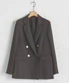 【ドゥ アルシーヴ/Doux archives】のシャークスキンジャケット 人気、トレンドファッション・服の通販 founy(ファニー) ファッション Fashion レディースファッション Fashion for Women アウター Coat / Outerwear Collection レディースジャケット・軽アウター Jackets クラシック Classic, Timeless Style シンプル Simple, Minimal ジャケット Jacket, Outerwear セットアップ Set-Up, Coordinated Outfit トレンド Trend, Trending Now ベーシック Basic, Essential A/W・秋冬 Autumn/Winter thumbnail BROWN|ID: prp329100004697518 ipo3291000000033921543