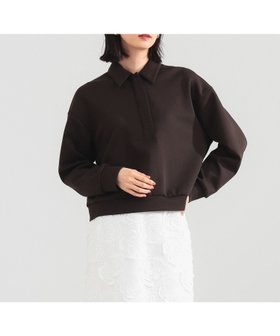 【デミルクス ビームス/Demi-Luxe BEAMS】 ダンボール スキッパープルオーバー人気、トレンドファッション・服の通販 founy(ファニー) ファッション Fashion レディースファッション Fashion for Women トップス・カットソー Cut & Sew Tops カジュアルプルオーバー・ニットトップス Pullovers & Knit Tops / Casual Pullovers スキッパー Skipper, Open Collar ストレッチ Stretch, Stretchy Fabric タートル Turtleneck, Turtle Collar バランス Balance, Style Balance フォルム Silhouette, Form フロント Front, Front Design エレガント 上品 Elegant |ID:prp329100004697519