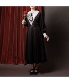 【アクシーズファム/axes femme】のルリジューズレースアップワンピース 人気、トレンドファッション・服の通販 founy(ファニー) ファッション Fashion レディースファッション Fashion for Women ワンピース Dresses おすすめ Recommended / Our Picks オーガンジー Organza Fabric カフス Cuff Design クラシカル Classical, Vintage-Inspired シャーリング Shirring, Ruched ブロッキング Color Blocking, Panel Design リボン Ribbon, Bow レース Lace, Lace Fabric 秋 Autumn thumbnail 黒|ID: prp329100004697538 ipo3291000000033990792