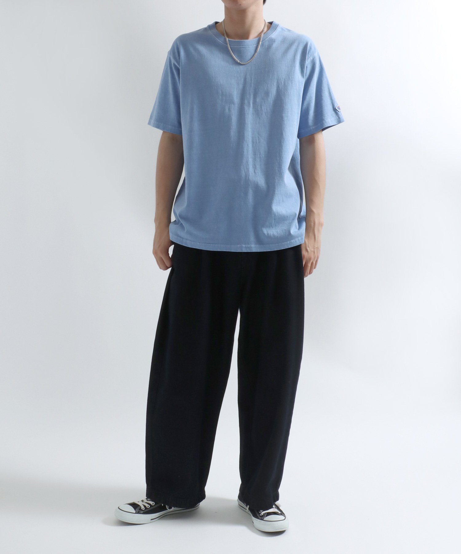 【サロン ハミュー/salong hameu】のTシャツ メンズ レディース ユニセックス ピグメント 染め パックT インテリア・キッズ・メンズ・レディースファッション・服の通販 founy(ファニー) 　ファッション　Fashion　レディースファッション　Fashion for Women　トップス・カットソー　Cut & Sew Tops　シャツ・ブラウス・オフィスカジュアル　Elegant Blouses & Button-Ups　ロングTシャツ・Tシャツ　Longline T-Shirts & Tees　アウトドア　Outdoor Clothing　アクセサリー　Fashion Accessories　インナー　Innerwear　ヴィンテージ　Vintage Style　春　Spring　カーゴパンツ　Cargo Pants, Utility Pants　ガーリー　Girly, Feminine Style　キャップ　Cap, Baseball Cap　キャミワンピース　Cami Dress, Slip Dress　サングラス　Sunglasses, Shades　シルバー　Silver, Metallic Silver　ジャケット　Jacket, Outerwear　ストライプ　Stripe, Striped Pattern　スポーツ　Sports, Activewear　ダウン　Down, Puffer　デニム　Denim, Jeans Material　人気　Popular, Best Seller　バルーン　Balloon, Balloon Silhouette　ビスチェ　Bustier, Corset Top　ビッグ　Big, Oversized　フィット　Fit, Slim Fit　メンズ　Men's, Menswear　リボン　Ribbon, Bow　レギュラー　Regular, Standard Fit　レース　Lace, Lace Fabric　サックスブルー|ID: prp329100004697566 ipo3291000000033921787