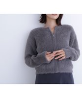 【ナチュラル ビューティー ベーシック/NATURAL BEAUTY BASIC】のヘアリージップカーディガン 人気、トレンドファッション・服の通販 founy(ファニー) ファッション Fashion レディースファッション Fashion for Women トップス・カットソー Cut & Sew Tops カーディガン・羽織り Layered Style Cardigans カーディガン Cardigan, Knitwear コンパクト Compact, Small Size バランス Balance, Style Balance |ID:prp329100004697620