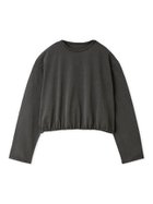 【ミラオーウェン/Mila Owen】のショート丈ドロストロンT 人気、トレンドファッション・服の通販 founy(ファニー) ファッション Fashion レディースファッション Fashion for Women トップス・カットソー Cut & Sew Tops ロングTシャツ・Tシャツ Longline T-Shirts & Tees ショート Short, Short Length シンプル Simple, Minimal バルーン Balloon, Balloon Silhouette ボトム Bottoms, Lower Wear ロング Long, Long-Length ヴィンテージ Vintage Style 今季 This Season, Current Season thumbnail CGRY[007]|ID: prp329100004697627 ipo3291000000033922264