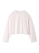 【ミラオーウェン/Mila Owen】のショート丈ドロストロンT 人気、トレンドファッション・服の通販 founy(ファニー) ファッション Fashion レディースファッション Fashion for Women トップス・カットソー Cut & Sew Tops ロングTシャツ・Tシャツ Longline T-Shirts & Tees ショート Short, Short Length シンプル Simple, Minimal バルーン Balloon, Balloon Silhouette ボトム Bottoms, Lower Wear ロング Long, Long-Length ヴィンテージ Vintage Style 今季 This Season, Current Season thumbnail PNK[066]|ID: prp329100004697627 ipo3291000000033922266