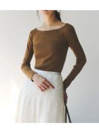 【アニュアンス/anuans】のシルクカシミアブレンドボートネックニット CAMEL|ID: prp329100004697640 ipo3291000000034635584