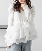 【ラジュール/Lajour】のバルーンフリルドッキングトップス 人気、トレンドファッション・服の通販 founy(ファニー) ファッション Fashion レディースファッション Fashion for Women トップス・カットソー Cut & Sew Tops なめらか Smooth, Silky Texture アシンメトリー Asymmetrical Style オケージョン Occasion Wear オーガンジー Organza Fabric ショルダー Shoulder, Shoulder Strap デコルテ Décolleté, Neckline ドッキング Docking, Mixed Material バルーン Balloon, Balloon Silhouette フェミニン Feminine, Girly フリル Frill, Ruffle エレガント 上品 Elegant thumbnail ホワイト|ID: prp329100004697652 ipo3291000000034501893