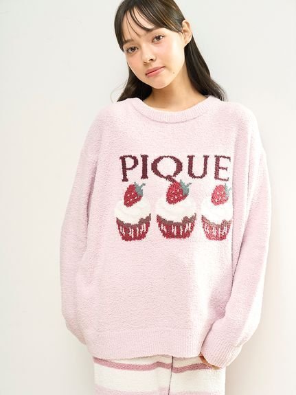 【ジェラート ピケ/gelato pique】のモチーフジャガードプルオーバー インテリア・キッズ・メンズ・レディースファッション・服の通販 founy(ファニー) 　ファッション　Fashion　レディースファッション　Fashion for Women　トップス・カットソー　Cut & Sew Tops　カジュアルプルオーバー・ニットトップス　Pullovers & Knit Tops / Casual Pullovers　お家時間・ステイホーム　Stay Home / At Home　スマート　Smart, Elegant　モチーフ　Motif, Design Theme　人気　Popular, Best Seller　定番　Standard, Basic Item　PNK[066]|ID: prp329100004697657 ipo3291000000034099122