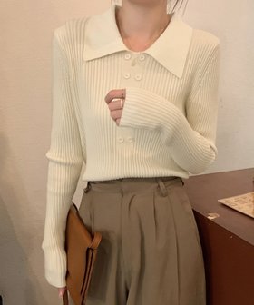 【ミニミニストア/miniministore】のポロニットトップスきれいめニットセーター 人気、トレンドファッション・服の通販 founy(ファニー) ファッション Fashion レディースファッション Fashion for Women トップス・カットソー Cut & Sew Tops ニット Knit Tops & Sweaters アクリル Acrylic Material エレガント 上品 Elegant シンプル Simple, Minimal セーター Sweater, Knitwear フィット Fit, Slim Fit フロント Front, Front Design 人気 Popular, Best Seller 冬 Winter / This Winter 無地 Plain, Solid Color A/W・秋冬 Autumn/Winter |ID:prp329100004697970