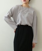 【その他のブランド/Other】のヴィンテージライク刺繍ロンT ブルーグレー|ID: prp329100004697971 ipo3291000000033924419