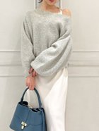 【スナイデル/SNIDEL】のファーライクニットプルオーバー 人気、トレンドファッション・服の通販 founy(ファニー) ファッション Fashion レディースファッション Fashion for Women トップス・カットソー Cut & Sew Tops ニット Knit Tops & Sweaters カジュアルプルオーバー・ニットトップス Pullovers & Knit Tops / Casual Pullovers ウェーブ Wavy Pattern オレンジ Orange 春 Spring ショルダー Shoulder, Shoulder Strap シンプル Simple, Minimal ストレート Straight, Straight Cut 人気 Popular, Best Seller パステル Pastel, Soft Color フェミニン Feminine, Girly フォックス Fox, Fox Fur おすすめ Recommended / Our Picks thumbnail GRY[006]|ID: prp329100004697987 ipo3291000000033924505