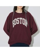 【コカ/COCA】のT-スウェットワッペンビッグシルエット 人気、トレンドファッション・服の通販 founy(ファニー) ファッション Fashion レディースファッション Fashion for Women トップス・カットソー Cut & Sew Tops レディースパーカー・カジュアルフーディー Casual Hoodies & Sweatshirts スウェット・クルーネックトップス Sweatshirts & Crewnecks / Relaxed Fit Sweat Tops カットソー Cut and Sewn Top ジャケット Jacket, Outerwear スウェット / スエット Sweatshirt, Sweatwear デニム Denim, Jeans Material トレンド Trend, Trending Now 長袖 Long Sleeve, Full Sleeve プリント Print, Printed Pattern ポケット Pocket, Pocket Detail 2025年 2025 2025-2026秋冬・A/W Autumn/Winter 2025–26 AW25–26 thumbnail Wine|ID: prp329100004698003 ipo3291000000034214136