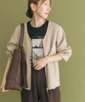 【アイテムズアーバンリサーチ/ITEMS URBAN RESEARCH】の『イージーケア』ダンボールジップカーディガン 人気、トレンドファッション・服の通販 founy(ファニー) ファッション Fashion レディースファッション Fashion for Women トップス・カットソー Cut & Sew Tops カーディガン・羽織り Layered Style Cardigans 2025年 2025 2025-2026秋冬・A/W Autumn/Winter 2025–26 AW25–26 冬 Winter / This Winter ギャザー Gathered, Ruffled 洗える Machine Washable A/W・秋冬 Autumn/Winter |ID:prp329100004698018
