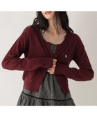 【ヘザー/Heather】の【秋の新色入荷】モチーフコンパクトカーディガン 人気、トレンドファッション・服の通販 founy(ファニー) ファッション Fashion レディースファッション Fashion for Women トップス・カットソー Cut & Sew Tops カーディガン・羽織り Layered Style Cardigans カーディガン Cardigan, Knitwear コンパクト Compact, Small Size シンプル Simple, Minimal ベーシック Basic, Essential ボトム Bottoms, Lower Wear モチーフ Motif, Design Theme 秋 Autumn 羽織 Haori, Light Jacket thumbnail 【新色】ボルドー|ID: prp329100004698042 ipo3291000000033924755