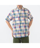 【ビームス/BEAMS / MEN】のイカット マドラス 半袖 ボタンダウン プルオーバー シャツ YELLOW|ID: prp329100004698052 ipo3291000000033924822