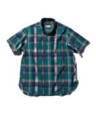 【ビームス/BEAMS / MEN】のイカット マドラス 半袖 ボタンダウン プルオーバー シャツ BLUE|ID: prp329100004698052 ipo3291000000033924826