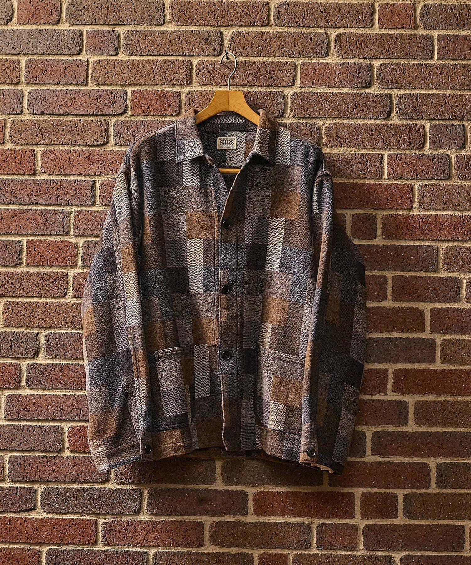 【シップス/SHIPS / MEN】のSHIPS AUTHENTIC コットン ツイード カバー シャツ 人気、トレンドファッション・服の通販 founy(ファニー) 　ファッション　Fashion　メンズファッション　Fashion for Men　アウトドア　Outdoor Clothing　ウォーム　Warm Fabric　セットアップ　Set-Up, Coordinated Outfit　ツイード　Twill, Twill Weave　パッチワーク　Patchwork, Mixed Fabric　ミリタリー　Military, Army Style　ワーク　Workwear, Utility Style　 other-1|ID: prp329100004698080 ipo3291000000034101467