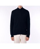 【ラコステ/LACOSTE / MEN】のバスケットニット ダブルジップ ドライバーズニット 人気、トレンドファッション・服の通販 founy(ファニー) ファッション Fashion メンズファッション Fashion for Men スタンド Stand Collar, Upright Stand ストライプ Stripe, Striped Pattern スポーティ Sporty, Casual Athletic デニム Denim, Jeans Material バスケット Basket, Basket Bag リブニット Rib Knit, Ribbed Knit リラックス Relax, Relaxed Fit thumbnail ブラック|ID: prp329100004698141 ipo3291000000033925437