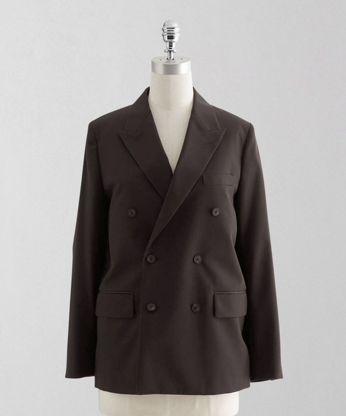 【ユナイテッドアローズ/UNITED ARROWS】のLOEFF ウールギャバ ダブルブレスト ジャケット インテリア・キッズ・メンズ・レディースファッション・服の通販 founy(ファニー) https://founy.com/ ファッション Fashion レディースファッション Fashion for Women アウター Coat / Outerwear Collection レディースジャケット・軽アウター Jackets おすすめ Recommended / Our Picks エレガント 上品 Elegant ジャケット Jacket, Outerwear ダブル Double, Double-Breasted フィット Fit, Slim Fit マニッシュ Mannish, Boyish ワイド Wide, Wide Fit A/W・秋冬 Autumn/Winter |ID: prp329100004698168 ipo3291000000033925668