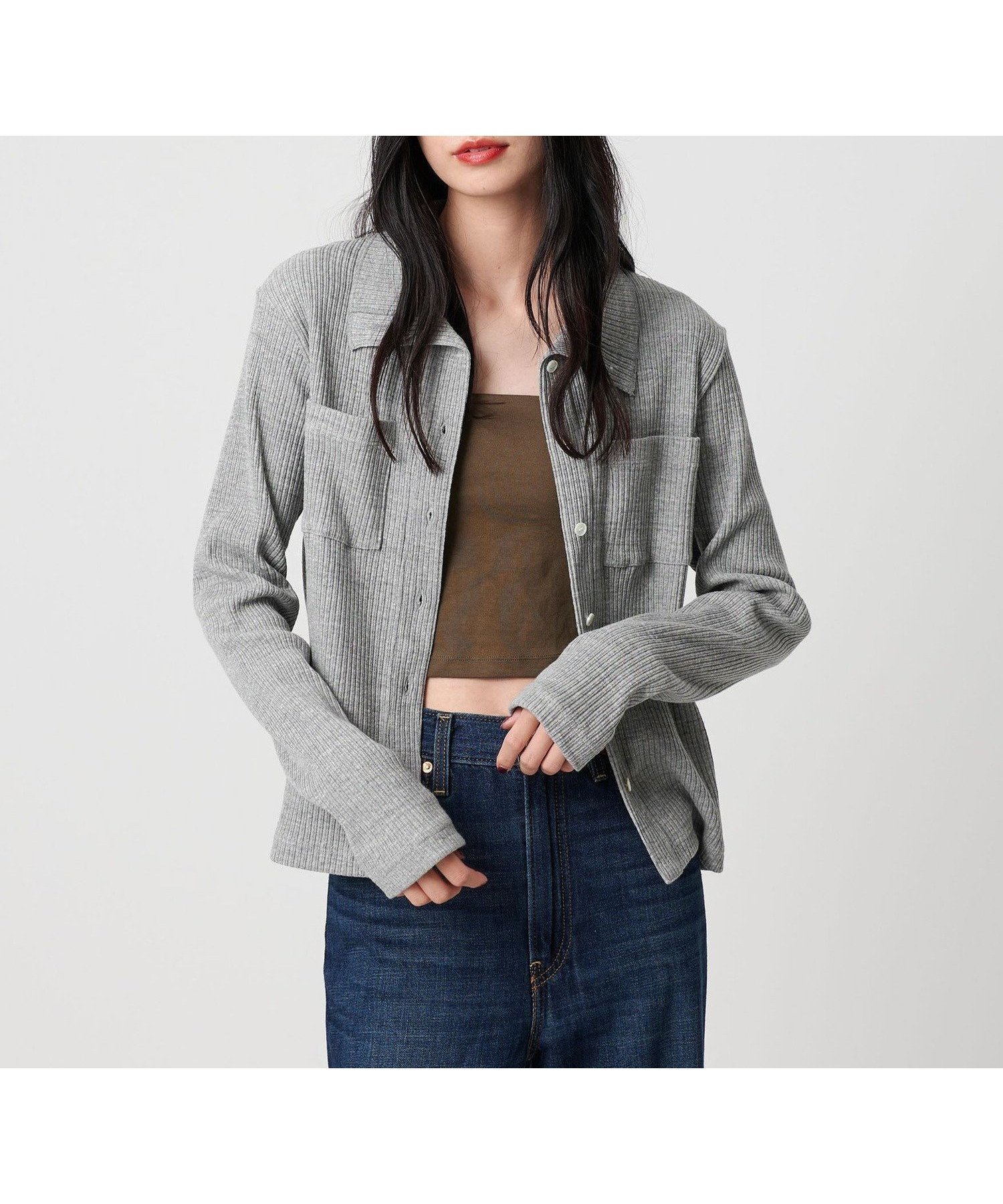 【ビューティ&ユース ユナイテッドアローズ/BEAUTY&YOUTH / UNITED ARROWS】のコットン リブハイネックカーディガン ウォッシャブル インテリア・キッズ・メンズ・レディースファッション・服の通販 founy(ファニー) 　ファッション　Fashion　レディースファッション　Fashion for Women　トップス・カットソー　Cut & Sew Tops　カーディガン・羽織り　Layered Style Cardigans　おすすめ　Recommended / Our Picks　ウォッシャブル　Machine Washable　カットソー　Cut and Sewn Top　カーディガン　Cardigan, Knitwear　ハイネック　High Neck, Mock Neck　フィット　Fit, Slim Fit　ボトム　Bottoms, Lower Wear　ポケット　Pocket, Pocket Detail　LT.GRAY|ID: prp329100004698182 ipo3291000000033925748