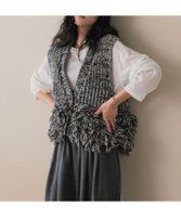 【ローリーズファーム/LOWRYS FARM】のフリンジループベスト 人気、トレンドファッション・服の通販 founy(ファニー) ファッション Fashion レディースファッション Fashion for Women アウター Coat / Outerwear Collection トップス・カットソー Cut & Sew Tops ベスト&ジレ / 重ね着スタイル Vests & Gilets インナー Innerwear エアリー Airy Texture フリンジ Fringe, Tassel ベスト Vest, Waistcoat ループ Loop, Loop Knit 冬 Winter / This Winter |ID:prp329100004698228