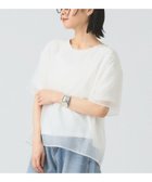 【ビームス ウイメン/BEAMS】の【きれいめ/ゆったり/トレンド/シアー/手洗いOK】オーガンジー レイヤード Tシャツ 人気、トレンドファッション・服の通販 founy(ファニー) ファッション Fashion レディースファッション Fashion for Women トップス・カットソー Cut & Sew Tops シャツ・ブラウス・オフィスカジュアル Elegant Blouses & Button-Ups ロングTシャツ・Tシャツ Longline T-Shirts & Tees オーガンジー Organza Fabric シアー Sheer, See-Through シューズ Shoes, Footwear スニーカー Sneakers, Trainers デニム Denim, Jeans Material トレンド Trend, Trending Now リラックス Relax, Relaxed Fit エレガント 上品 Elegant thumbnail WHITE|ID: prp329100004698231 ipo3291000000033926120