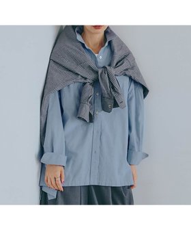 【スタディオ クリップ/studio CLIP】のソフトオックスポンチョシャツ 人気、トレンドファッション・服の通販 founy(ファニー) ファッション Fashion レディースファッション Fashion for Women アウター Coat / Outerwear Collection ポンチョ・ケープコート Ponchos & Capes トップス・カットソー Cut & Sew Tops シャツ・ブラウス・オフィスカジュアル Elegant Blouses & Button-Ups オックス Oxford Fabric キャミワンピース Cami Dress, Slip Dress ストライプ Stripe, Striped Pattern ノースリーブ Sleeveless, No-Sleeve 秋 Autumn 羽織 Haori, Light Jacket |ID:prp329100004698240