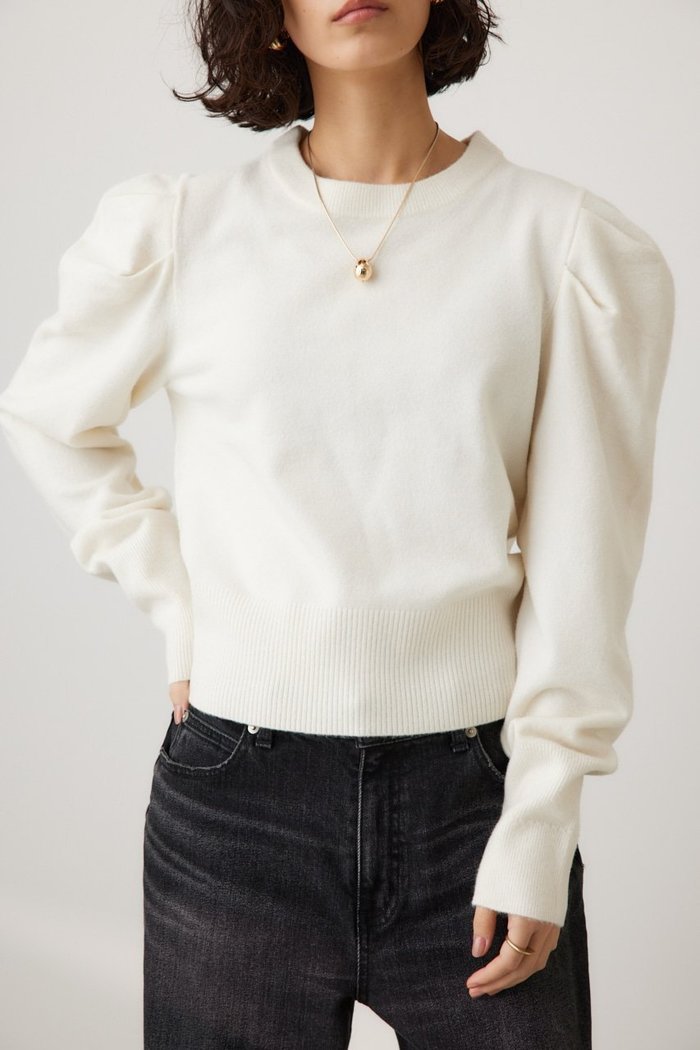 【その他のブランド/Other】のタックスリーブニット インテリア・キッズ・メンズ・レディースファッション・服の通販 founy(ファニー) https://founy.com/ ファッション Fashion レディースファッション Fashion for Women トップス・カットソー Cut & Sew Tops ニット Knit Tops & Sweaters 2024年 2024 2024-2025秋冬・A/W Autumn/Winter 2024–25 AW24–25 ショルダー Shoulder, Shoulder Strap シンプル Simple, Minimal A/W・秋冬 Autumn/Winter |ID: prp329100004698252 ipo3291000000033926253