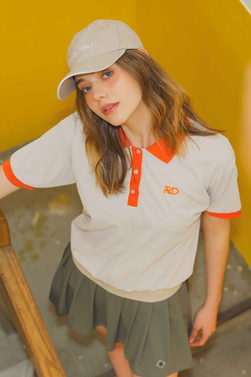 【リエンダ/rienda】の【一部店舗・WEB限定】【RIENDA GOLF】RDバイカラールーズポロシャツ インテリア・キッズ・メンズ・レディースファッション・服の通販 founy(ファニー) 　ファッション　Fashion　レディースファッション　Fashion for Women　トップス・カットソー　Cut & Sew Tops　シャツ・ブラウス・オフィスカジュアル　Elegant Blouses & Button-Ups　ポロシャツ・きれいめカジュアル　Smart-Casual Polo Tops　ゴルフ　Golf　シンプル　Simple, Minimal　スタイリッシュ　Stylish, Fashionable　ベーシック　Basic, Essential　ポロシャツ　Polo Shirt, Collared Tee　再入荷　Restock / Back in Stock　定番　Standard, Basic Item　BEG|ID: prp329100004698253 ipo3291000000033926264