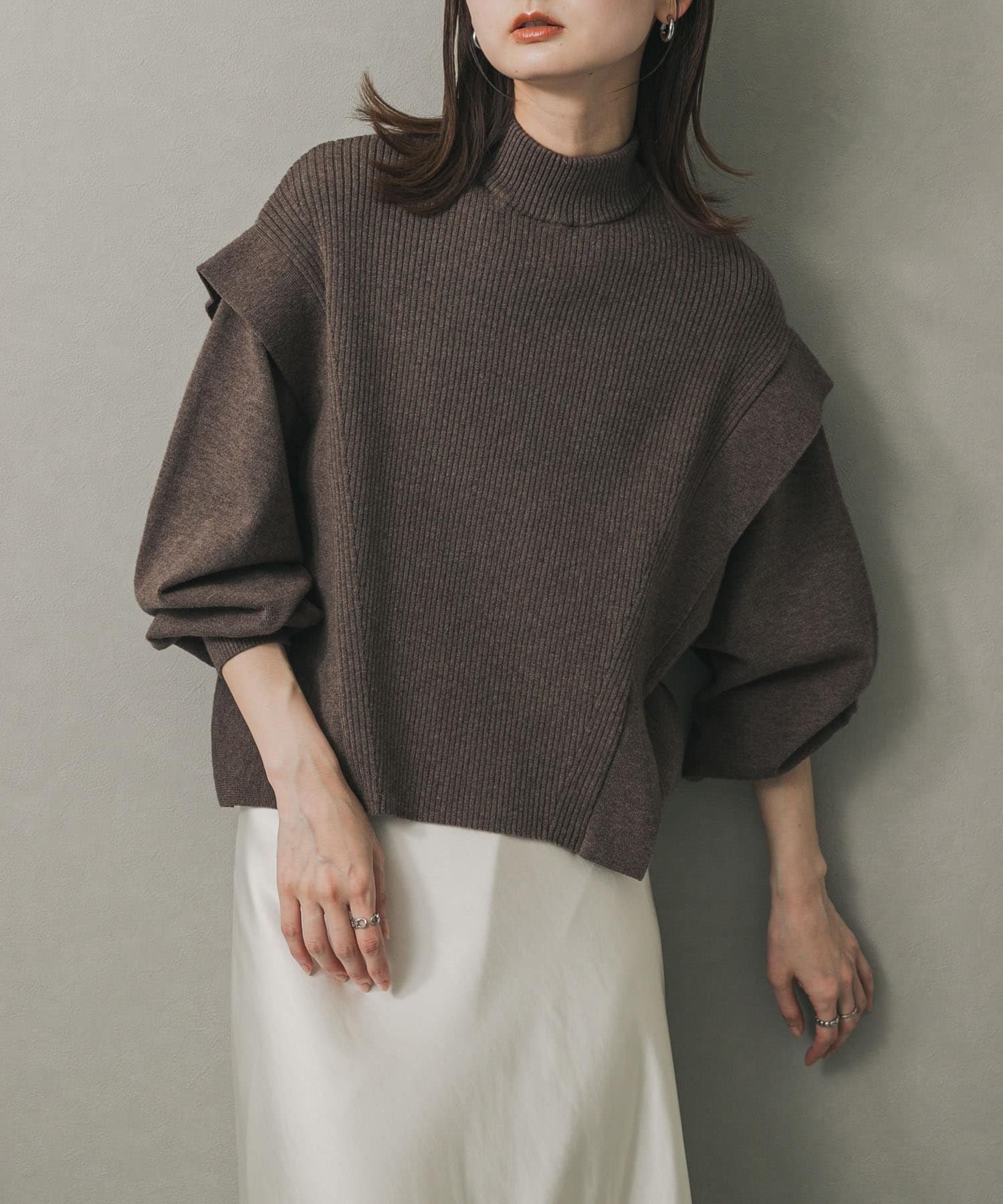 【センスオブプレイス/SENSE OF PLACE by URBAN RESEARCH】の『一部WEB限定カラー』ストレッチショルダータックセーター インテリア・キッズ・メンズ・レディースファッション・服の通販 founy(ファニー) ファッション Fashion レディースファッション Fashion for Women 2025年 2025 2025-2026秋冬・A/W Autumn/Winter 2025–26 AW25–26 冬 Winter / This Winter シンプル Simple, Minimal セーター Sweater, Knitwear バランス Balance, Style Balance A/W・秋冬 Autumn/Winter MOCHA|ID: prp329100004698259 ipo3291000000034119912