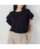 【コムサイズム/COMME CA ISM】のフリルカットソー 人気、トレンドファッション・服の通販 founy(ファニー) ファッション Fashion レディースファッション Fashion for Women トップス・カットソー Cut & Sew Tops カットソー・ベーシックTシャツ Cut-and-Sewn Tops / Stretch Tees & Basics ドッキング Docking, Mixed Material フェミニン Feminine, Girly フリル Frill, Ruffle 夏 Summer thumbnail ブラック|ID: prp329100004698278 ipo3291000000033926446