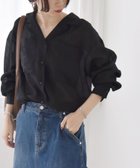 【シップス フォー ウィメン/SHIPS】のquaranciel 洗濯機可能 シアー ポケット オープンカラー オーバー シャツ 人気、トレンドファッション・服の通販 founy(ファニー) ファッション Fashion レディースファッション Fashion for Women トップス・カットソー Cut & Sew Tops シャツ・ブラウス・オフィスカジュアル Elegant Blouses & Button-Ups インナー Innerwear ヴィンテージ Vintage Style 洗える Machine Washable カーディガン Cardigan, Knitwear シアー Sheer, See-Through ジャケット Jacket, Outerwear トレンド Trend, Trending Now バランス Balance, Style Balance ボトム Bottoms, Lower Wear ポケット Pocket, Pocket Detail 羽織 Haori, Light Jacket ロング Long, Long-Length おすすめ Recommended / Our Picks 2025年 2025 2025春夏・S/S Spring/Summer 2025 SS25 thumbnail ブラック|ID: prp329100004698297 ipo3291000000033926652