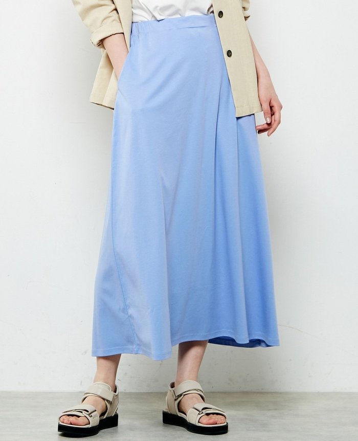 【メルローズ クレール/MELROSE claire】の【シンプル大人イージーロングスカート】 インテリア・キッズ・メンズ・レディースファッション・服の通販 founy(ファニー) https://founy.com/ ファッション Fashion レディースファッション Fashion for Women スカート Skirts ロングスカート Long Skirts / Maxi & Midi Skirts おすすめ Recommended / Our Picks なめらか Smooth, Silky Texture シンプル Simple, Minimal ポケット Pocket, Pocket Detail リラックス Relax, Relaxed Fit 旅行 Travel |ID: prp329100004698307 ipo3291000000033926705