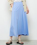 【メルローズ クレール/MELROSE claire】の【シンプル大人イージーロングスカート】 ブルー|ID: prp329100004698307 ipo3291000000033926706