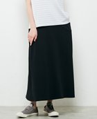 【メルローズ クレール/MELROSE claire】の【シンプル大人イージーロングスカート】 ブラック|ID: prp329100004698307 ipo3291000000033926708