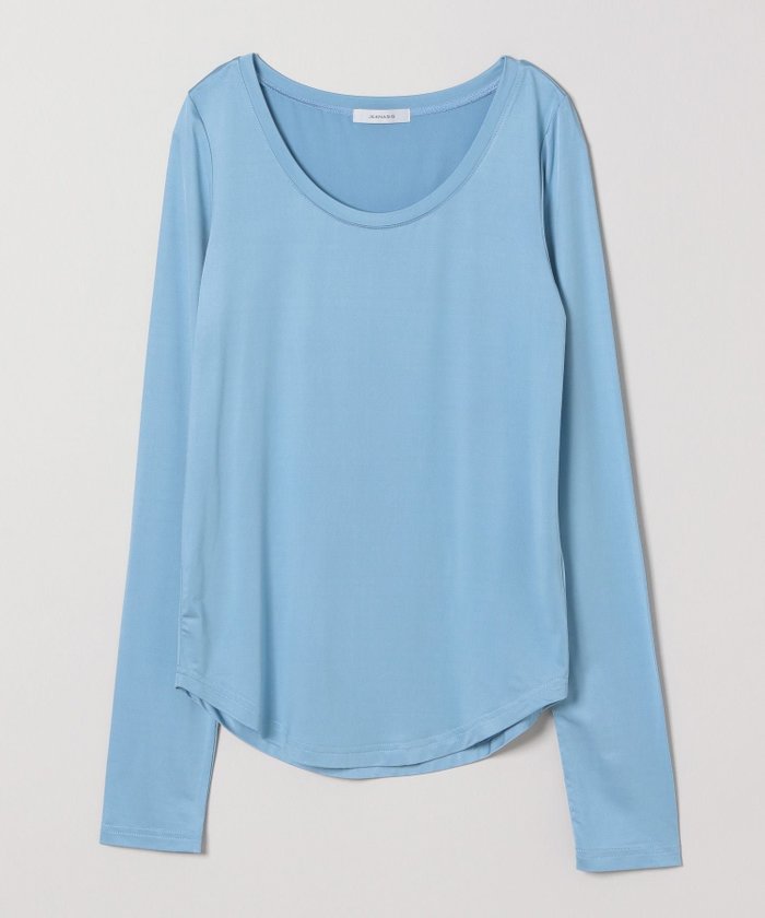 【ジーナシス/JEANASiS】のTRバレエネックLS TEE インテリア・キッズ・メンズ・レディースファッション・服の通販 founy(ファニー) https://founy.com/ ファッション Fashion レディースファッション Fashion for Women おすすめ Recommended / Our Picks インナー Innerwear コンパクト Compact, Small Size シンプル Simple, Minimal ジャケット Jacket, Outerwear バレエ Ballet, Ballet Style ビスチェ Bustier, Corset Top ベスト Vest, Waistcoat ベーシック Basic, Essential |ID: prp329100004698311 ipo3291000000033926747