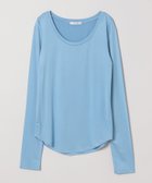 【ジーナシス/JEANASiS】のTRバレエネックLS TEE ブルー|ID: prp329100004698311 ipo3291000000033926748