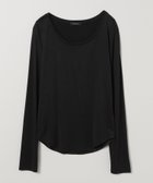 【ジーナシス/JEANASiS】のTRバレエネックLS TEE ブラック|ID: prp329100004698311 ipo3291000000033926749